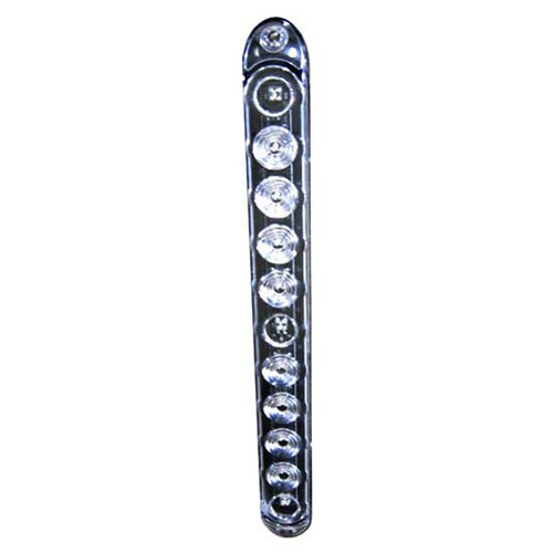 Slimline Dual Function Front Bumper Replacement Light - Amber Led / Clear Lens
