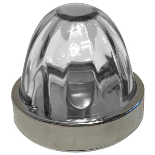 Sealed Clear Glass Watermelon 1156 Surface Mount Light Kit