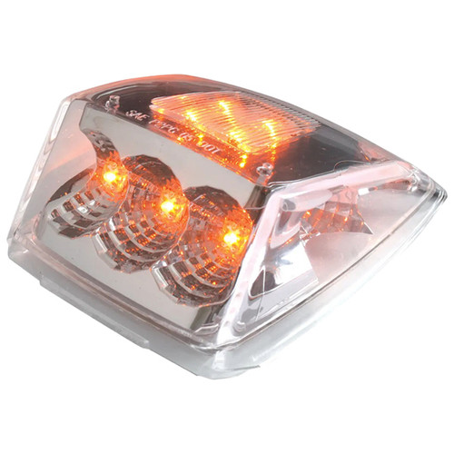 75 Inch 10. Spyder Cab Marker Reflector Light - Amber Led / Clear Lens For Grakon 5000