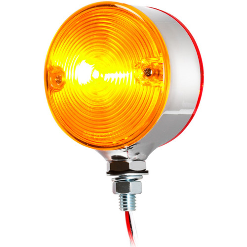 Amber/Red Fleet Series 3 Inch Double Face LED Light Stop, Turn & Tail Function