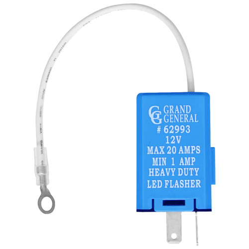 Heavy Duty Rectangle Led Flasher With 2 Pin Max 20 Amps