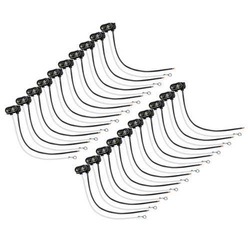 2 Prong Clearance/Marker Light Plugs - 20 Pack