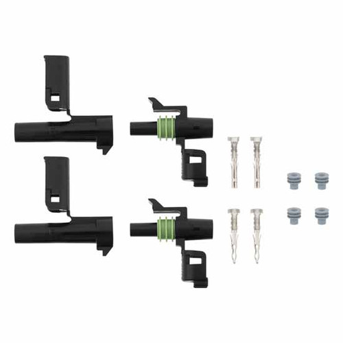 Weather Pack Kit 2 Single Cavity W/ Male & Female Connector Housing