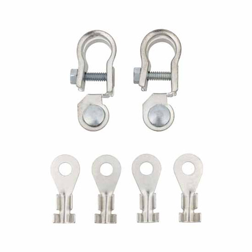 Lead Free Battery Terminal W/ 5/16 Inch Stud 2 Pack