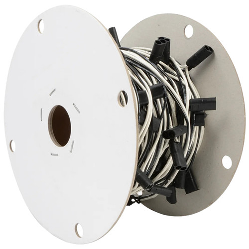 24 Inch Continuous Double Female Bullet Light Plug Wire Harness With Spacing - Sold Per Plug