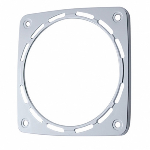 Square Double Face LED Light Bezel Chrome Plastic