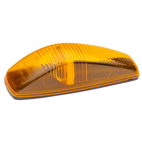 Small Aerodynamic Rectangular Led Marker Clearance Cab Light - Amber