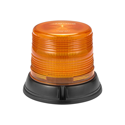 48 Diode Amber Flashing Warning Beacon LED Light W/ Amber Lens