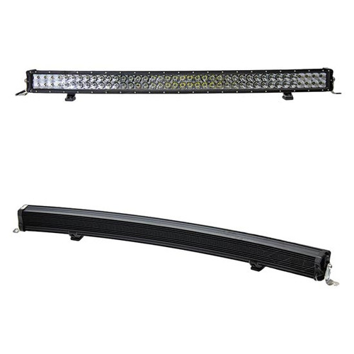 5 Inch 45. Led Flood / Spot Combo Light Bar With Writing And Switch - Bottom Or Side Mount