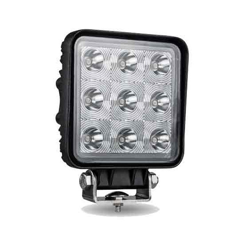 75 Inch 4.3 Square 9 Diode Cree Led Work Lamp With Spot Beam 1350 Lumen