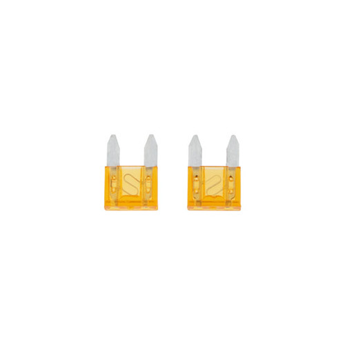 Orange Mini Fuse 5 Amp Mini Blade Type 2 Pack