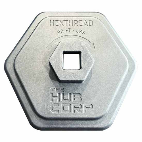 Hex Thread Socket Compatible W/ Standard 1/2 Inch Drive Torque Wrenches Fits All Xtractor Hub Cap Models