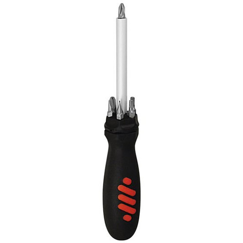 Magnetic 8 In 1 Screwdriver With Phillips, Flats, And Torx Bits
