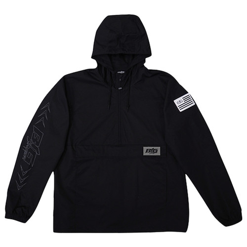 Big Strappers Night Rider Anork Black Jacket