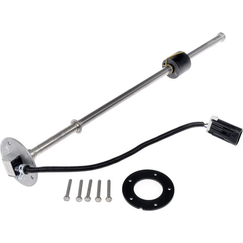 Fuel Sender W/ Black Oval Female Connector, Gasket & Wiring Harness Fits Mack