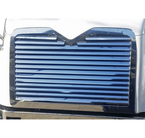 SS Hood Grille With 14 Louvers For Mack Vision