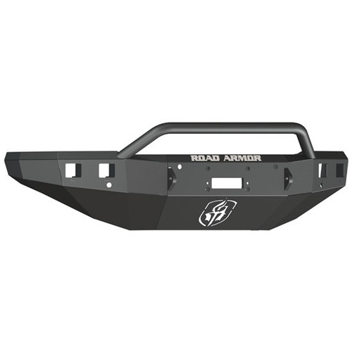 Road Armor Stealth Front Winch Bumper With Pre-Runner Guard - Textured Black For Chevrolet Silverado 2500, 3500