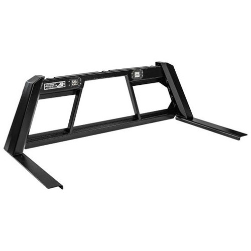 Size 7 Military-Grade Aluminum Guardian Hd Open Post Cab Rack With Smooth Black Upright, Window