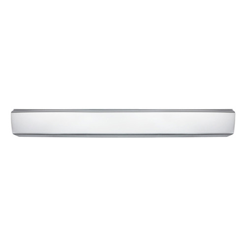 Satin Silver Painted ABS Center Bumper Trim Fits Volvo VNL Gen III