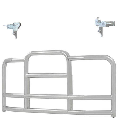 Grille Guard With Mag Latch Mount Kit And 25 Degree Break Back Ends Fits Volvo VNL Gen III