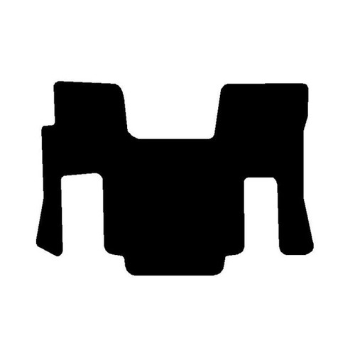 Black Front Floor Mats For Volvo Vnl Gen I 1998-2003