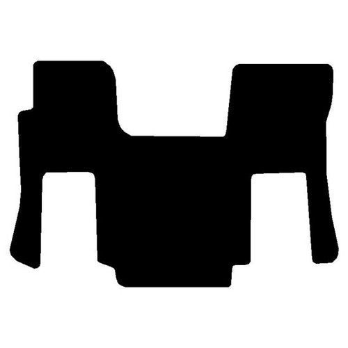 Black Front Floor Mats For Volvo Vnl Gen Ii 2004-2018