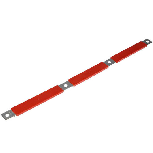 7 Inch Red Positive Battery Bar With 1 Copper Conductor, 2. For Volvo Vnl Gen I, Gen Ii, Vn And Vnm