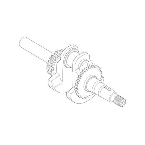 Honda 13310ZL0672 Tapered Crankshaft (VSpecification) Original Mower Part