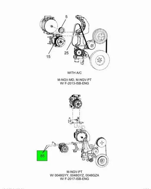 4077172C1 | Genuine International Air Conditioner Compressor