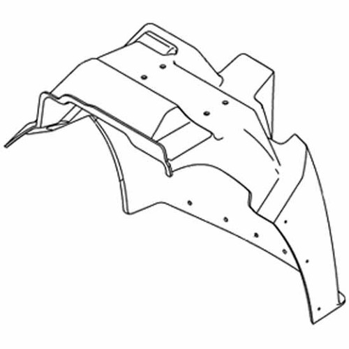 Fender Extension Driver Side Fits Western Star 4700 SFA