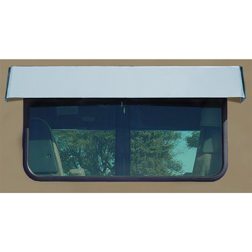 Stainless Steel Drop Visor By Roadworks Fits Western Star 4900 Models
