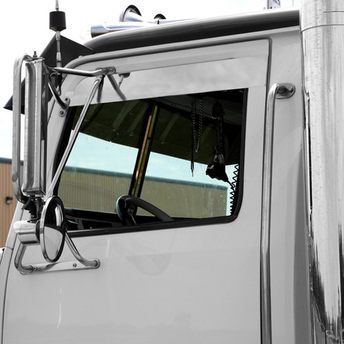25 Inch 5. Stainless Steel Chop Top Door Window Panels For Western Star 4964 Constellation