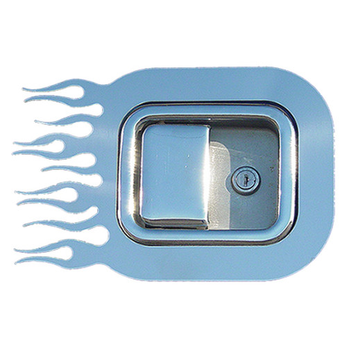 Door Latch Trims With Flame Cutouts For Western Star 4964Ex / 4900Sf / 4964