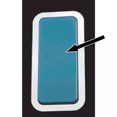 Stainless Steel Sleeper Vent Outer Trim By Roadworks Fits Western Star Constellation