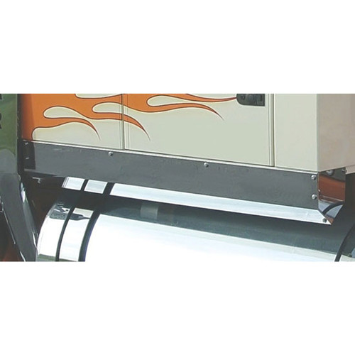 62 Inch Stainless Steel Sleeper Panels By Roadworks Fits Western Star W/ Flat Top LowMax Sleepers