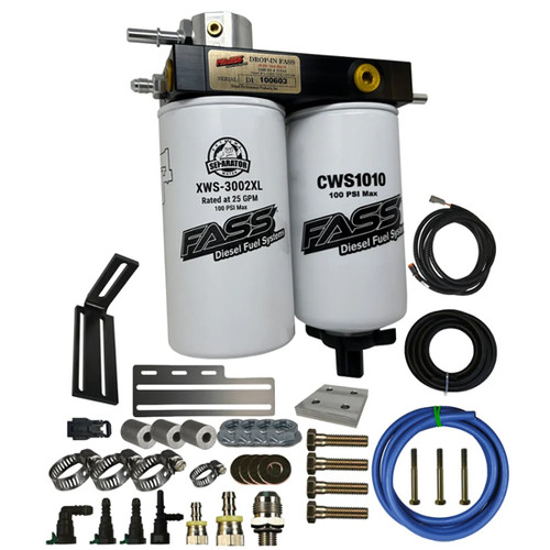 Drop- In Series Fuel System W/ 2 Micron Rating Fits Dodge Ram 2500/3500 W/ Cummins 6.7L 2010-2018
