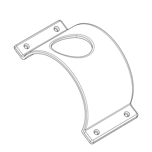 Honda 17208ZJ0U70 Upper Air Cleaner Holder Original Mower Part