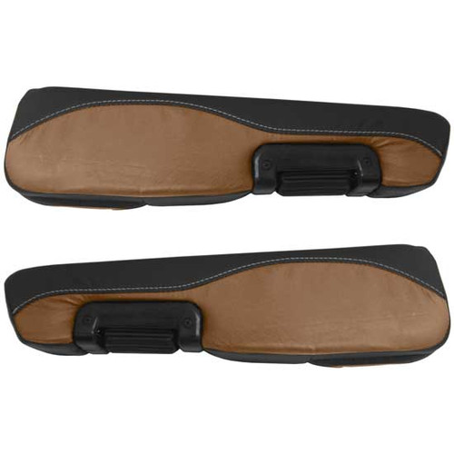 Black / Brown Duraleather Arm Rest Kit For Legacy Lo Highback Seat