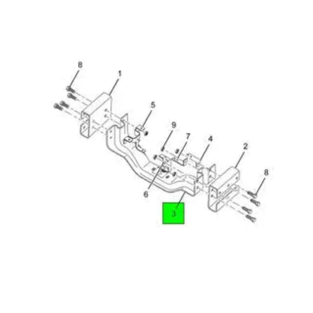 3780683C1 | Genuine International Crossmember, Engine Mouting Assembly