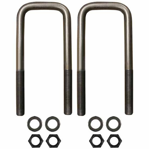 8 Inch Square U Bolt Kit 1-1/8-12 X 5-1/8 X 14-1/ Grade 8