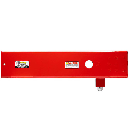 Trailer Landing Gear Leg Lock With Keyed Lock Secures Hand Crank In Place