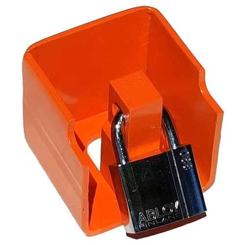 Jackdawg Trailer Theft Prevention Device With Straight Shackle Padlock