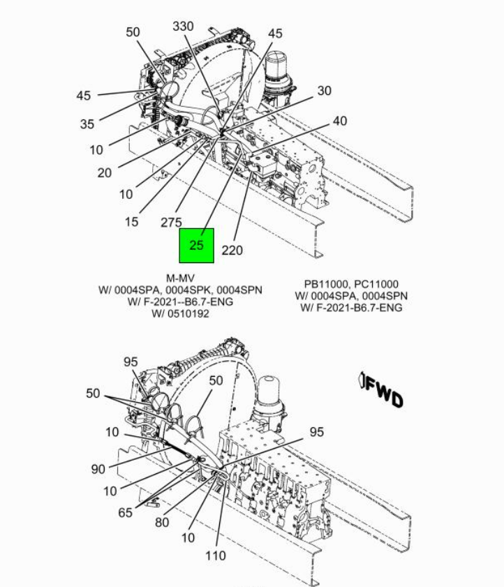 4181762C3 | Genuine Navistar International Tube, ISB Copper Outlet Pipe