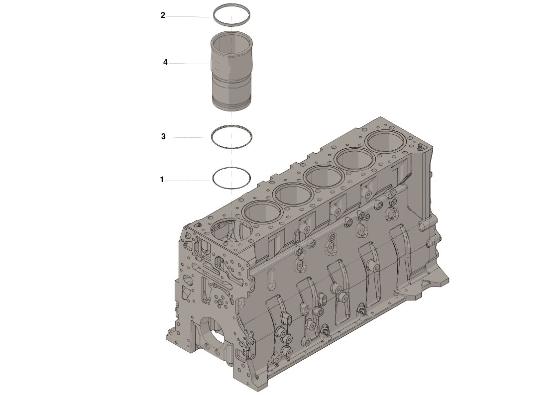 5473000 | Genuine Cummins Engine Cylinder Liner Kit