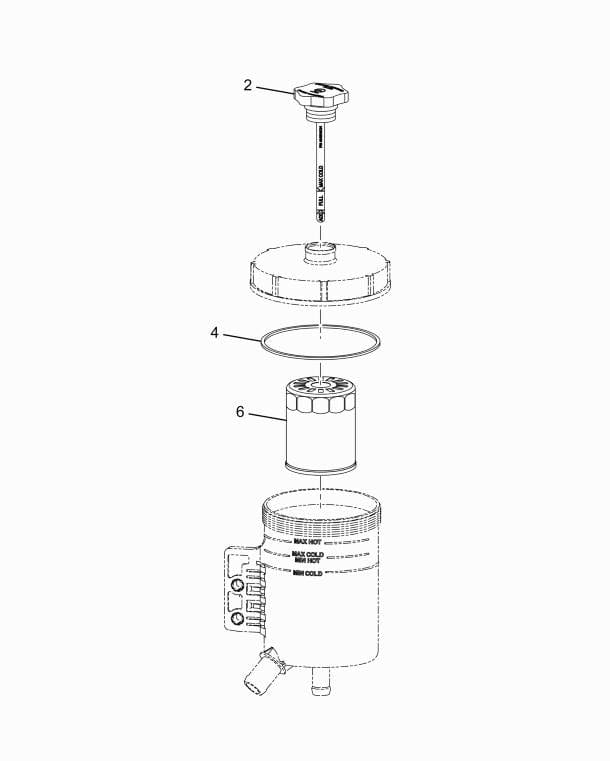 4043005C91 | Genuine International Power Steering Pump Reservoir