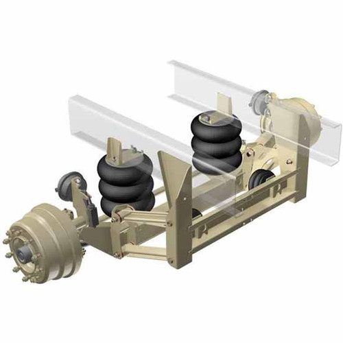Ridewell Rss-233 Steerable Lift Axle With Steer Locks - 13,200 Pound Capacity
