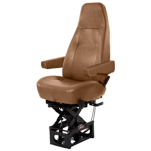 Bostrom 915 Talladega Standard Base High Back Seat With Dual Arm Rest - Tan Vinyl