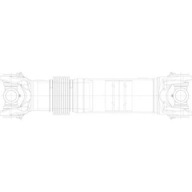 170Ia55010C-180M Dana Spicer Driveshaft