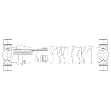 819988-0331 Dana Spicer Driveshaft