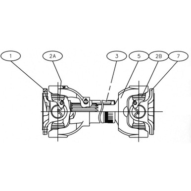 909371-1 Dana Spicer Driveshaft
